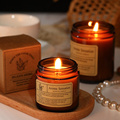 Amber Glassware Scented Candle