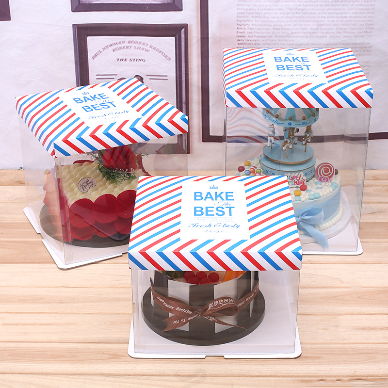 Clear Cake Box 3