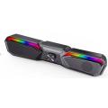 Gaming sound bar with rgb light