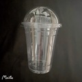 Biodegradable Compostable PLA Clear Plastic Cup With Lid