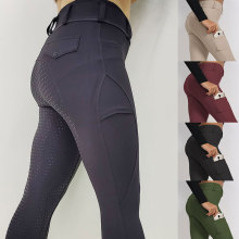 Spandex Women Riding Leggings Breathable Equestrian Pants