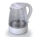 Wasserkocher Warmwasserbereiter mit SpeedBoil Tech Glas Tee Kaffeekanne 1,8 Liter Akku mit LED Light Glas Wasserkocher