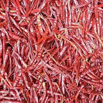 Dehydrierte rote Chilli