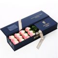 Rigid flower gift packaging box