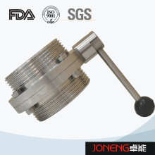 Резьбовой клапан-бабочка из нержавеющей стали (JN-NV1001)