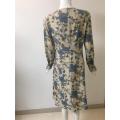 Printed Polyester Long Sleeve Dress