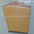 Mala postal de envelopes com bolha amarela Kraft