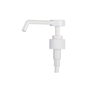 Long Nozzle Ribbed Closure Plastic Screw Lotion Pump