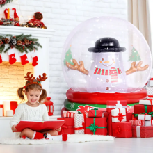 Boule de cristal de Noël gonflable pour décoration intérieure