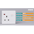 Igoto British Type of Electric Wall Switch com soquete 13A Neon Light