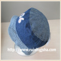 Personnalisé bleu Jean lavé seau Cap et chapeau