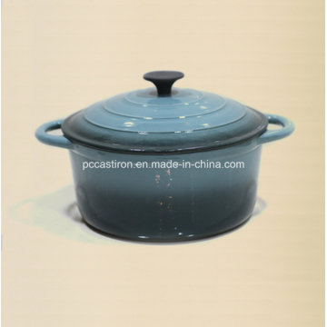 7qt Enamel Cast Iron Stock Pot Ce Approved Factory China