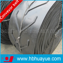 Padrão de forma especial Chevron Figured Sistema de correia transportadora de borracha Huayue China Marca conhecida bem conhecida 100-5400n / mm