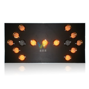 Truck mounted traffic safety yellow led arrow board