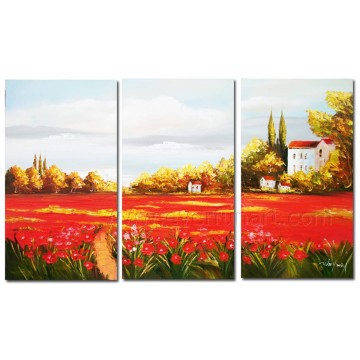 Pintura a óleo decorativa da lona dos girassóis para a decoração Home (LA3 -135)