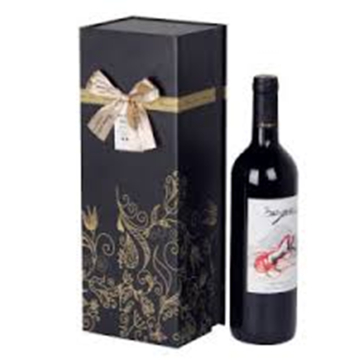 Custom Black Luxury Wine Glass Gift Packaging Boxes