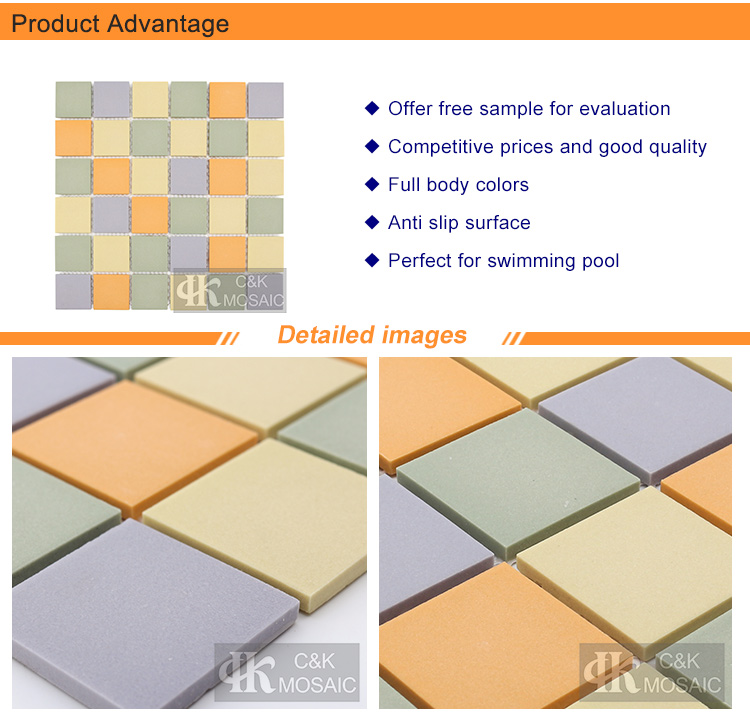 Colourful Ceramic Mosaic Backsplash Tiles