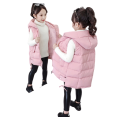 Girls Winter Thicken Warm Zip Up Sleeveless Vest