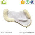 White Half Sheepskin Saddle Pad With Customized Fur