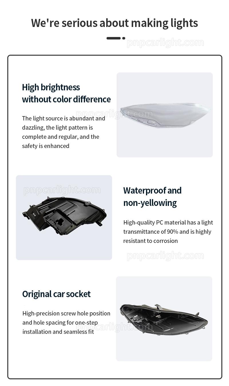 Tesla Model S Headlights cover Tesla Model S Headlights cover