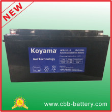 Gel Battery 12V 135ah para bomba de água solar com Ce do fornecedor chinês