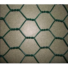 Red de malla de alambre hexagonal recubierta de PVC