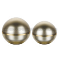 0g 50g Ball Shape Gold Acrylic Cosmetic Jar