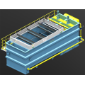 Dissolved air flotation with capacity and efficiency