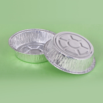 Circle Aluminum Foil Dish for Picnic