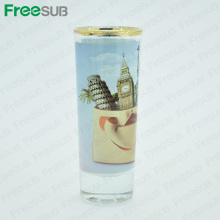 Taza de cristal corta del vino del pequeño Sublimation de FreeSub