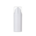 Flacon pompe airless blanc en plastique pp