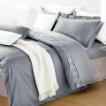 Pfirsichhaut solide Spitze Bettwäsche-Set Bett Plansatz Duvet Cover