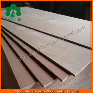 Thickness 1.6-18mm Poplar Core BB/CC Grade Commercial Plywood