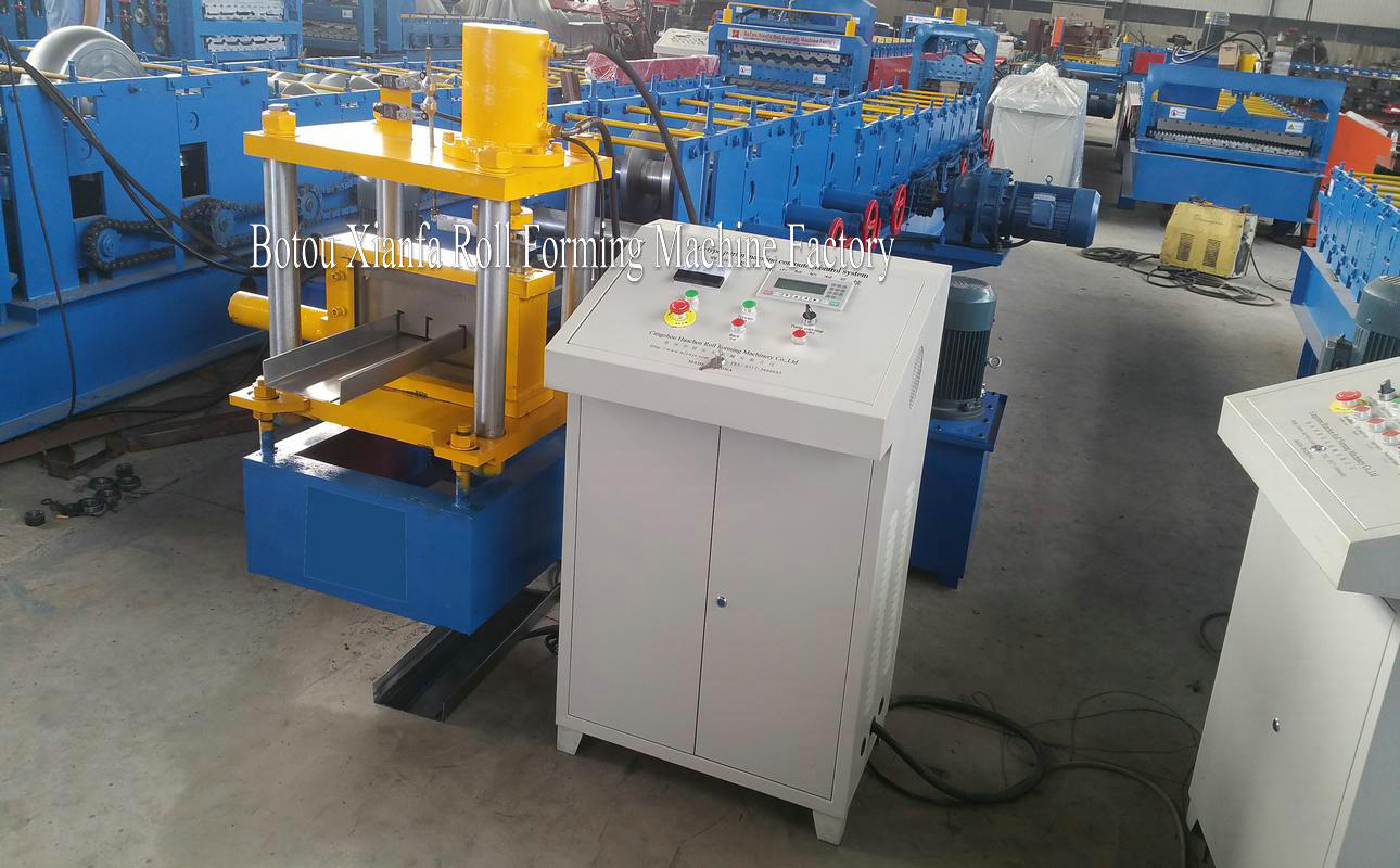 steel purlin roll forming machine