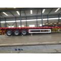 3-Axle Flat Bed Semi Trailer for 40"container