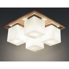 Luminaire suspendu en bois moderne pour salle à manger (N-015C-4)