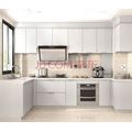 Personalizado anti arranhão branco madeira cozinha armário (muitas cores)