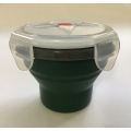 Food grade silicone water cup with collapsible container