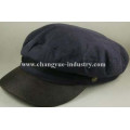 Customized plain cotton men captain sailor flat cap hat