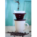 Filtro de café sustentável de uma xícara, ecologicamente correto, sem BAP