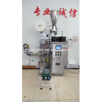 Shanghai Factory best selling Automatic Filter Tea Bag Packing Machine with Tag&Thread /Outer Envelope