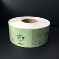 Flexo Printing Environmental Adhesive Sticker for Wet Tissue