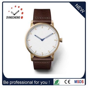 Classical Fashion Design Japan Movt Quartz Watch with Leather Strap (DC-1439)