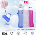 hot selling collapsible silicone water bottles