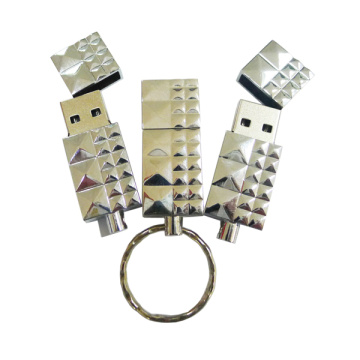 Wasserdichte Metall 32 GB USB-Sticks Schlüsselanhänger