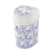 Azul e branco porcelana China estilo Flip em escaninho de lixo (ff-5233)