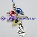 Multicolor Evil Eye Grape Bunches Cell Phone Decoration