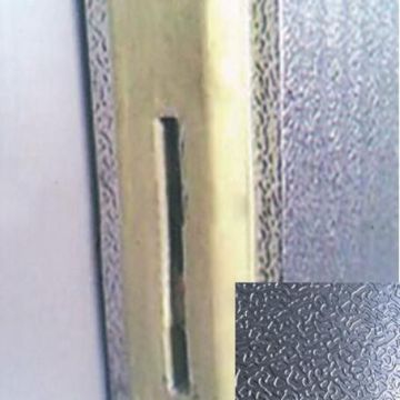 100mm PU Customized Cold Room Panels; Embossed Aluminum Surface