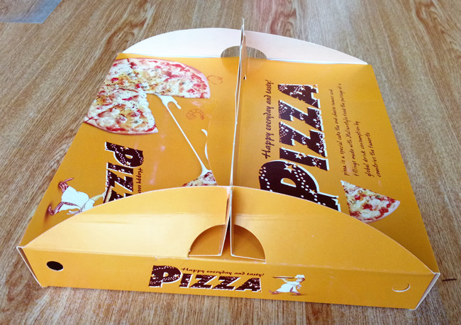 cardboard pizza box customized