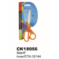 Orange Soft Handle Utility Household Scissors